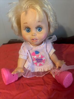 Vintage 1990 Galoob Baby Face Doll #7 SO Innocent Cynthia